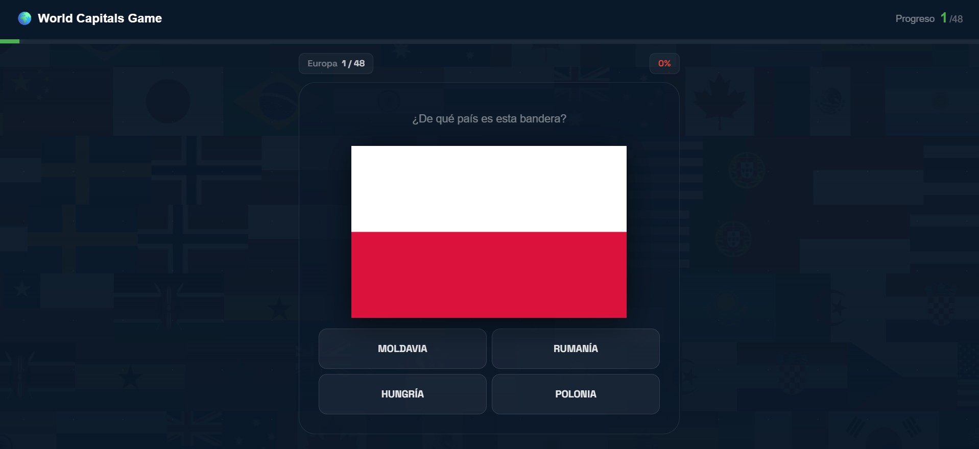 Flag quiz preview